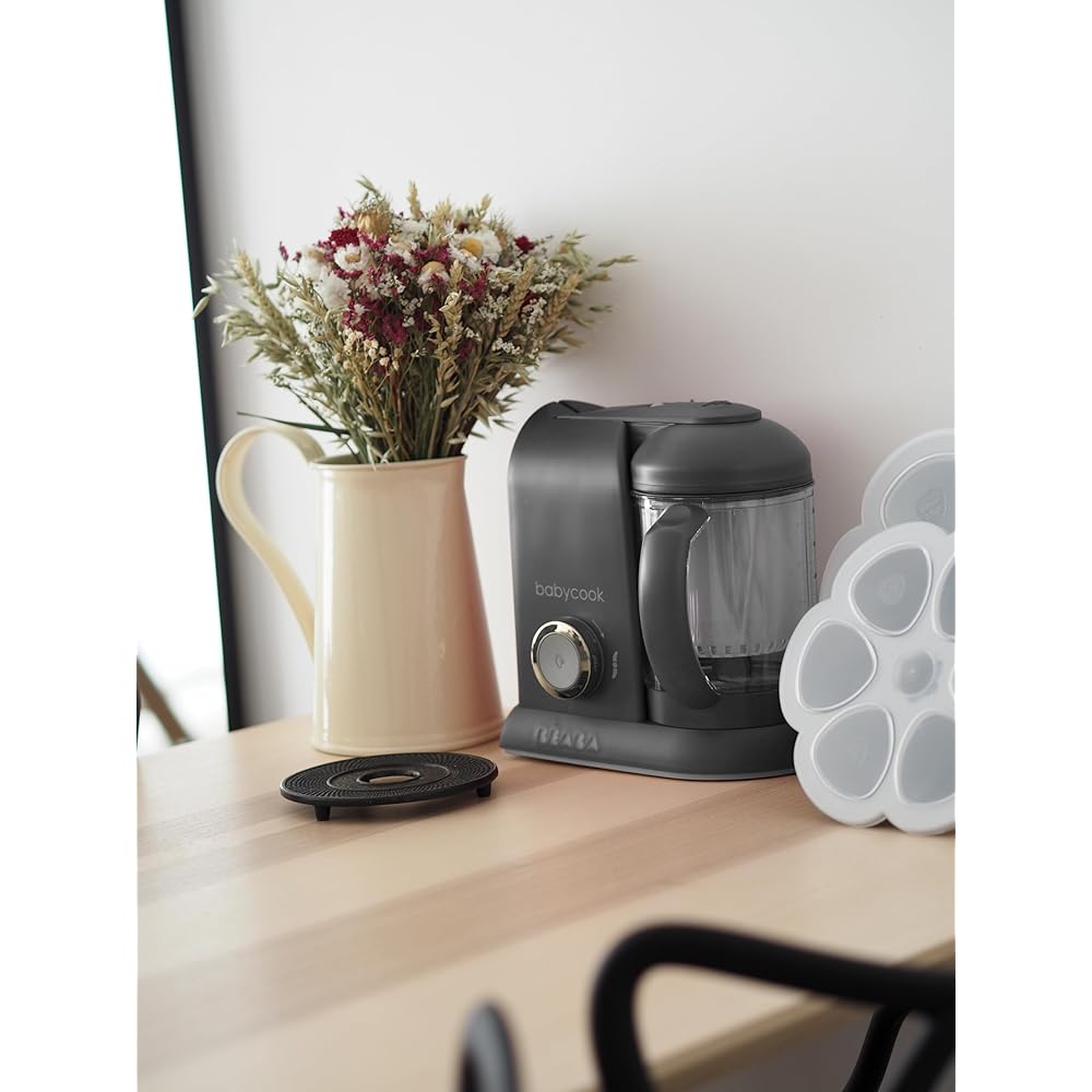 BEABA Babycook Solo Robot Bébé 4 en 1 Gris