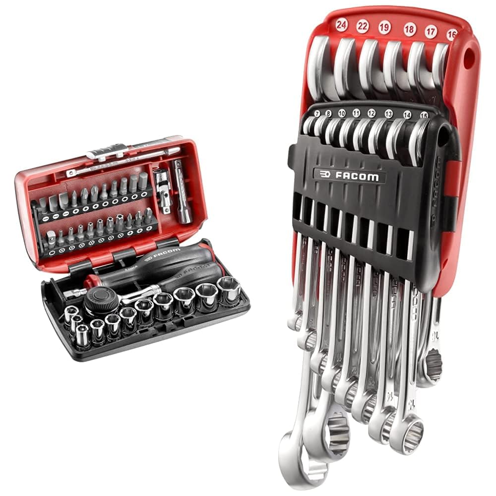 FACOM R360NANO.PG Coffret de serrage 1/4 pouces 38 outils avec étui de clés multiples