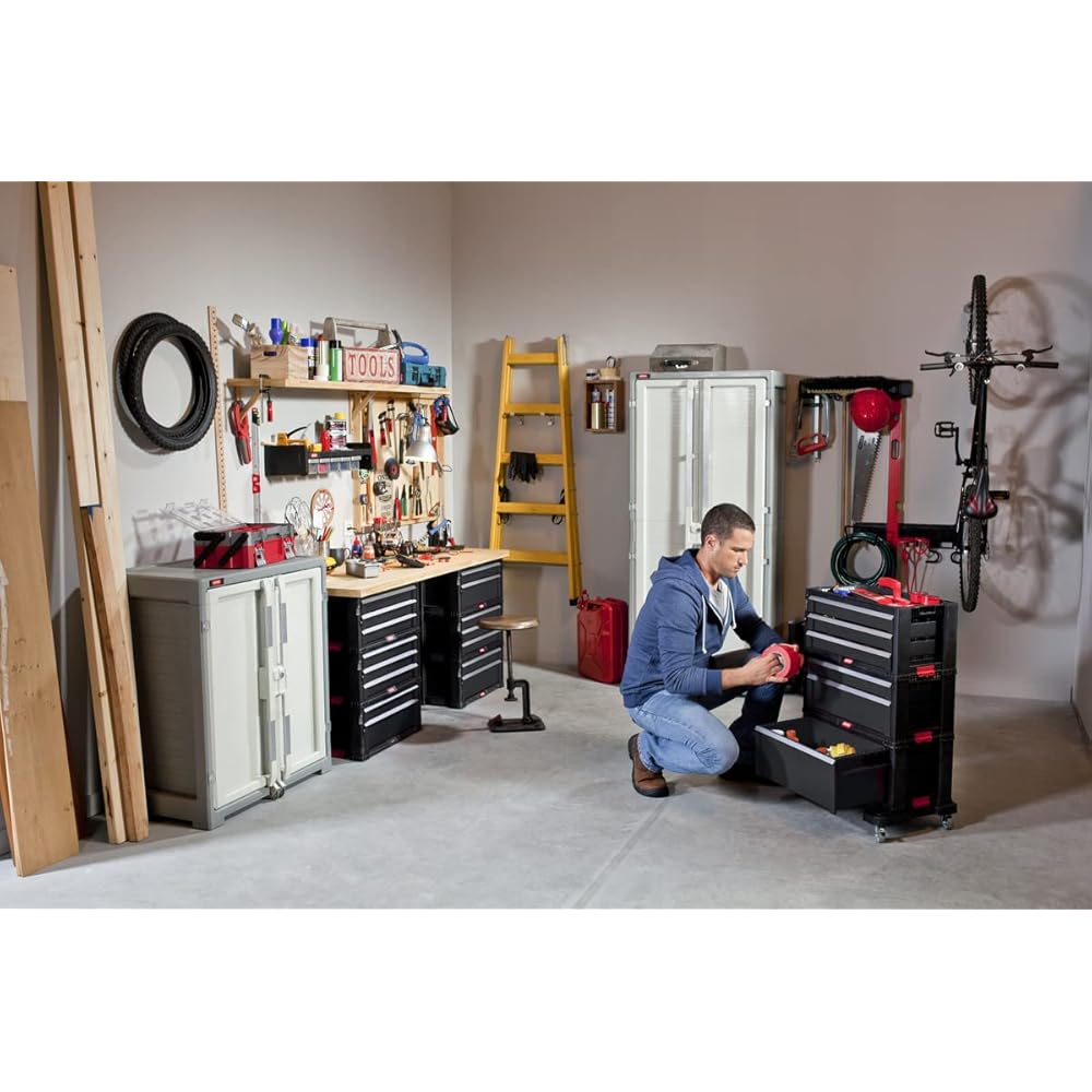 Keter Servante d'atelier 7 tiroirs noire