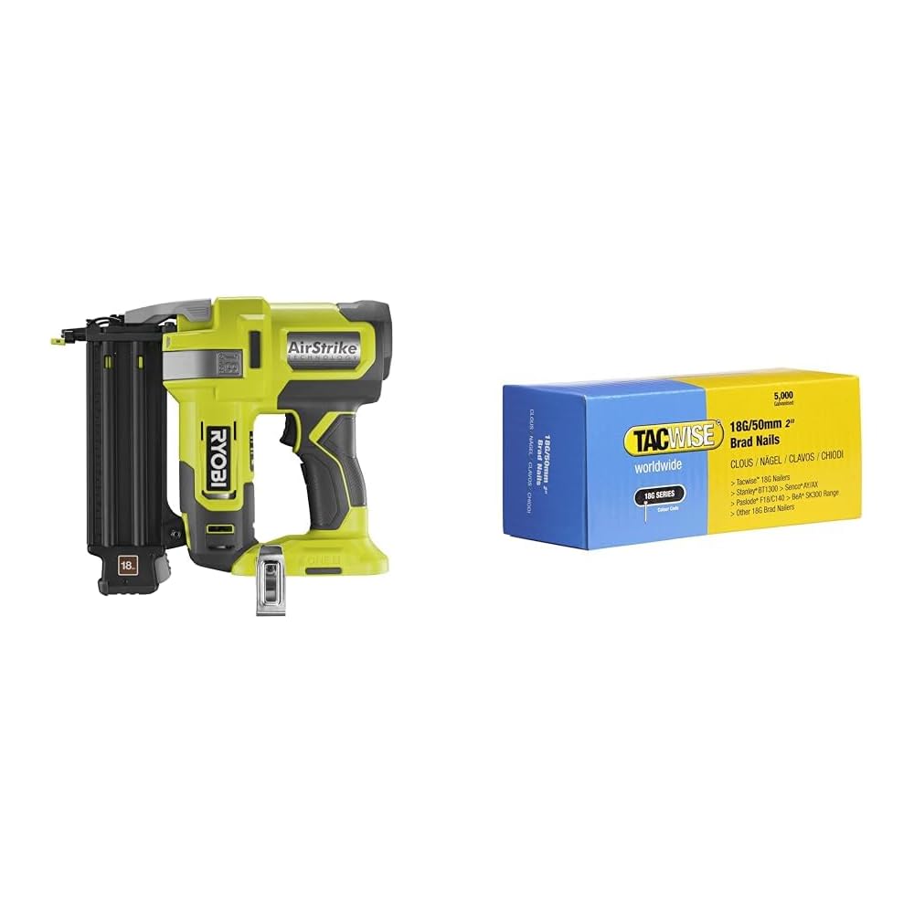 RYOBI Cloueur d'assemblage 18G 18V + 5000 clous