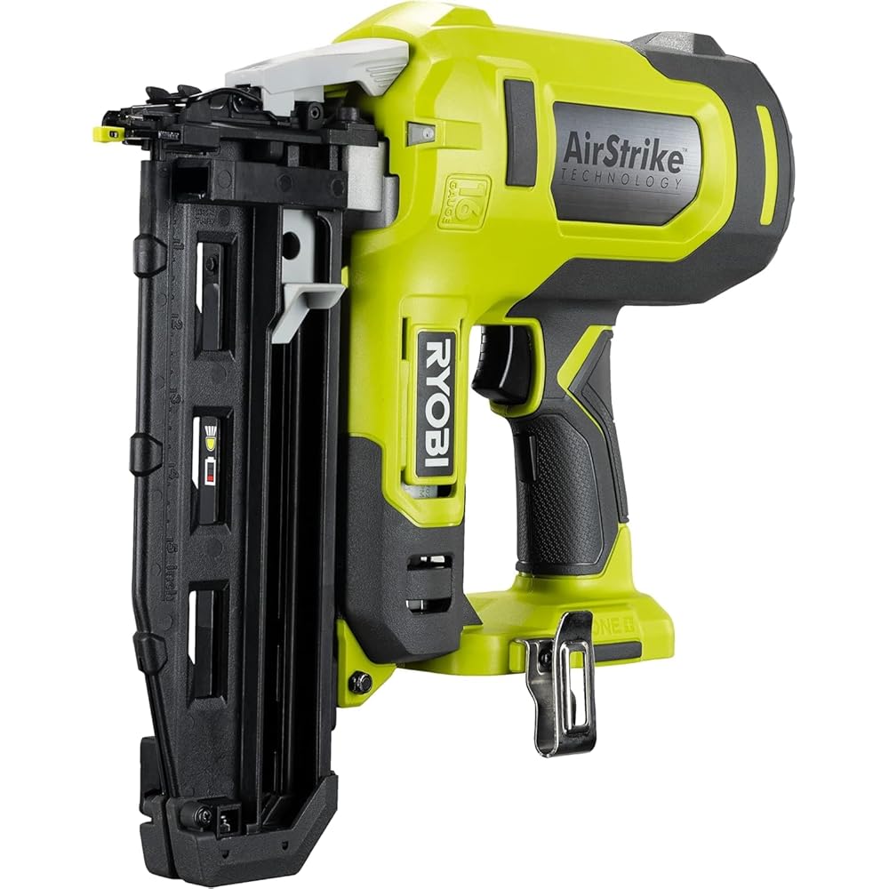 RYOBI R16GN18-0 Cloueur de finition 18 V 16G pour pointes de 19 à 64 mm sans batterie ni chargeur