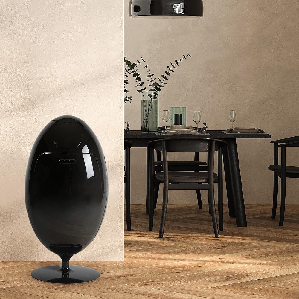 SoldiDesign Ovetto Poubelle de Recyclage 54L 3 Compartiments