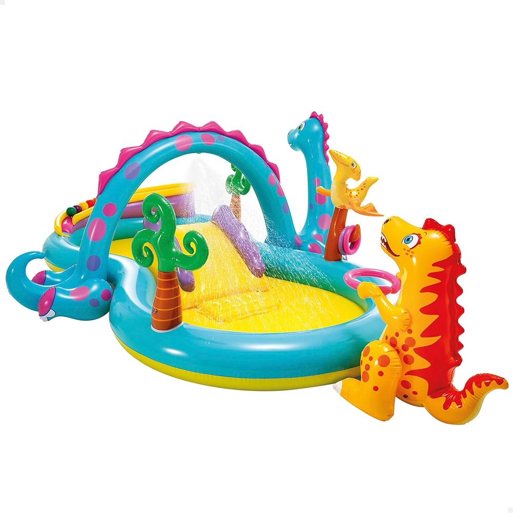 Intex Aire de jeux gonflable Dinoland 57135NP
