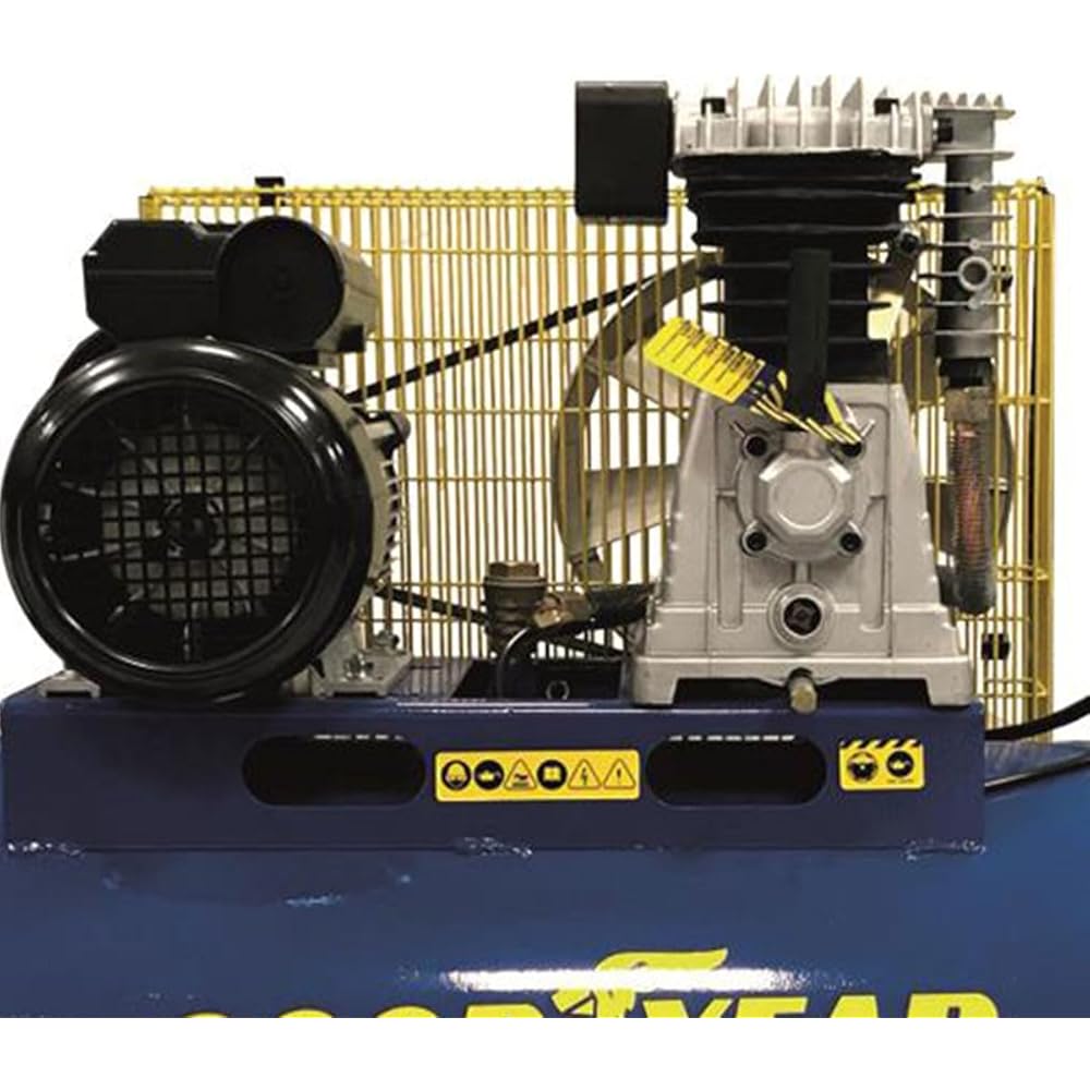 GOODYEAR GY3100B Compresseur d'air à courroie 100 L 3 CV 2250 W pression 10 bar débit 350 L/min