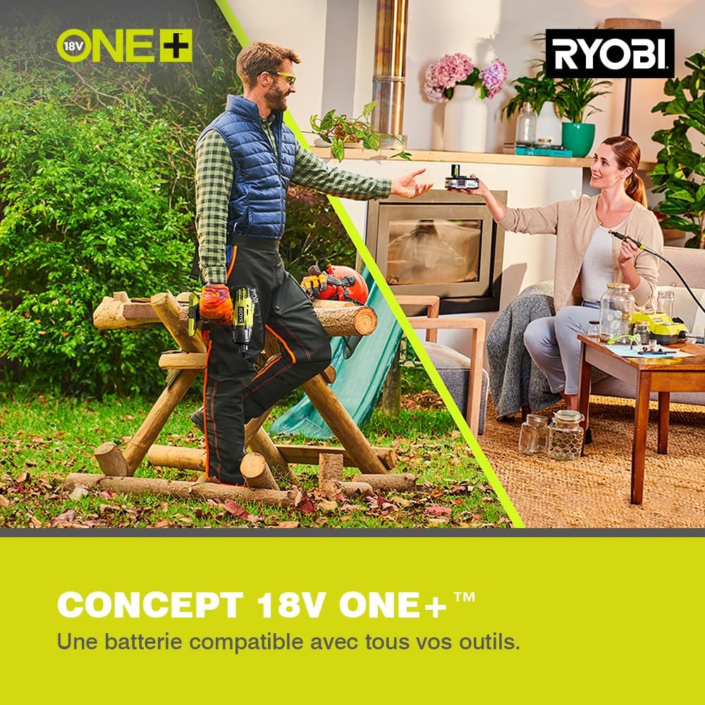 RYOBI Boulonneuse à chocs 18V ONE+ 400Nm