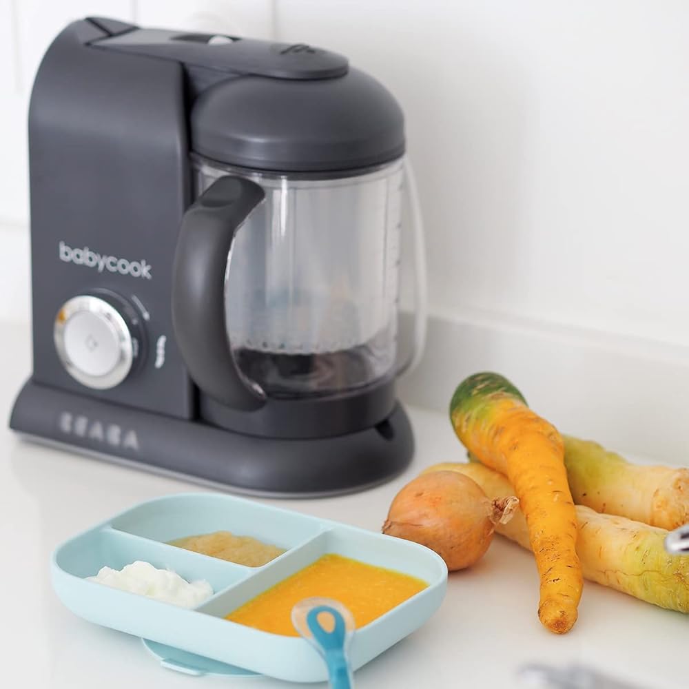 BEABA Babycook Solo Robot Bébé 4 en 1 Gris