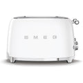 Smeg Grille-pain 4 Tranches TSF03WHEU Blanc