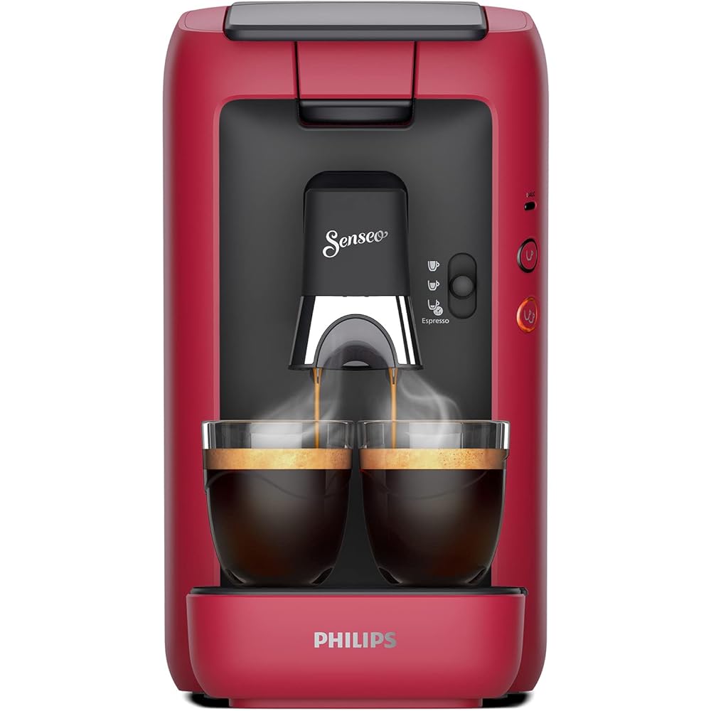 Philips Machine à Café SENSEO Maestro Rouge 1.2L