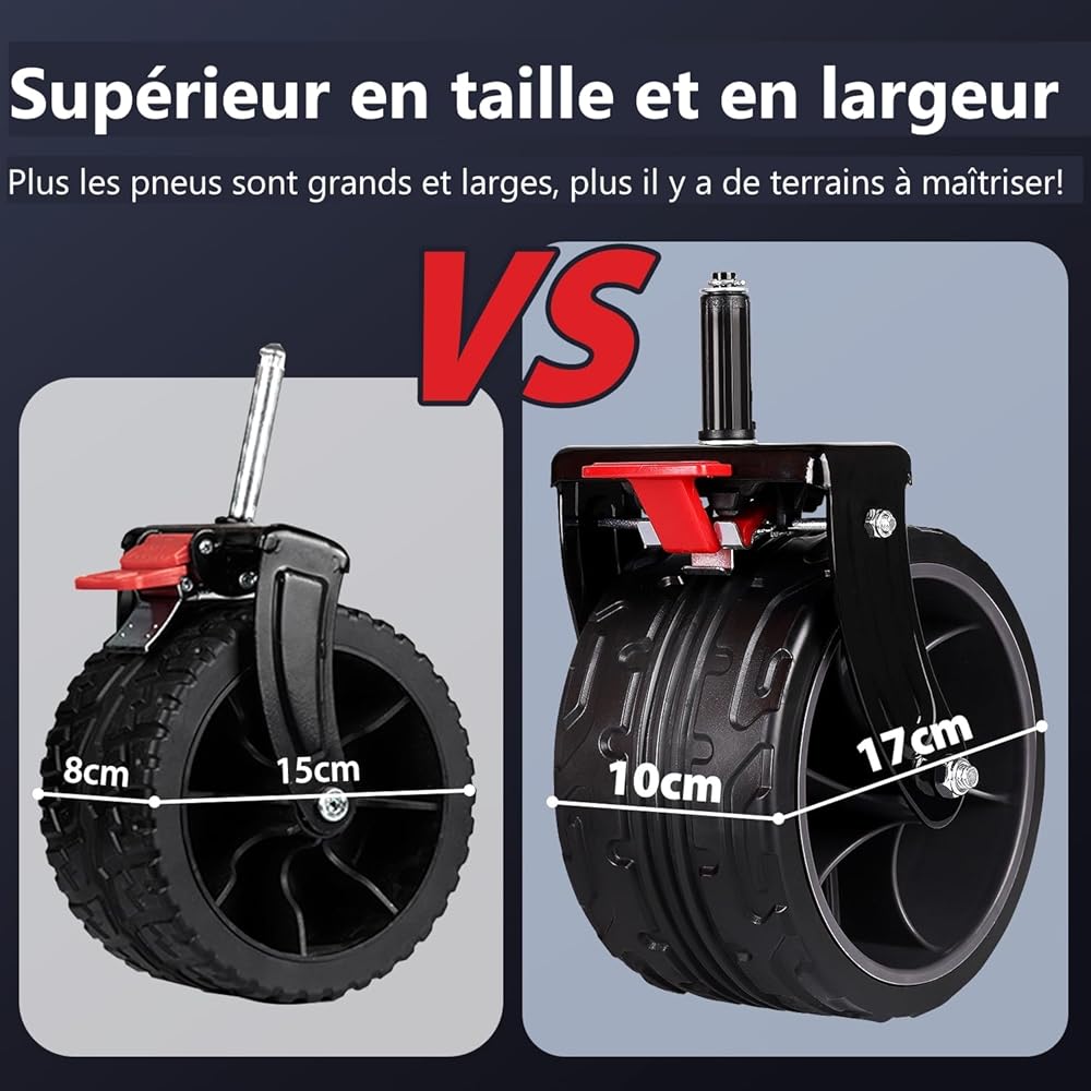 Sekey Chariot de jardin pliable 200L 150kg