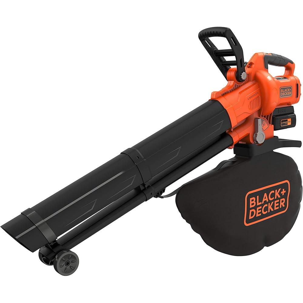 BLACK+DECKER Aspirateur-Souffleur-Broyeur sans fil 36V