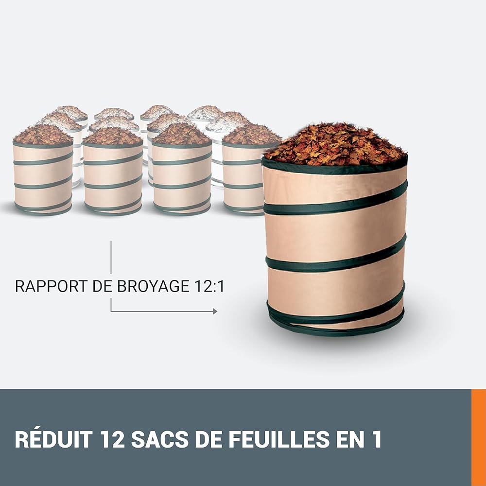 WORX Aspirateur souffleur sans fil Brushless 40V