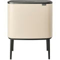 Brabantia Bo Touch Bin Poubelle de Recyclage 34L Beige