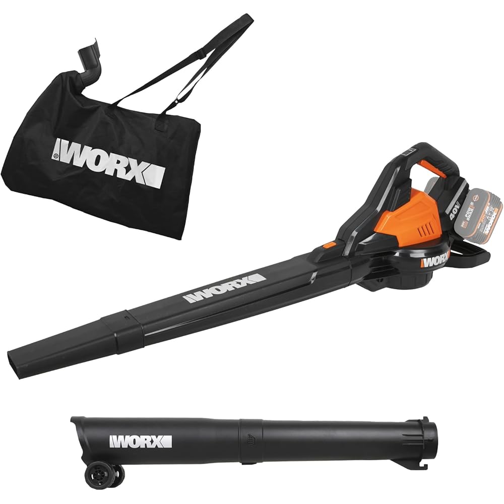 WORX Aspirateur souffleur sans fil Brushless 40V