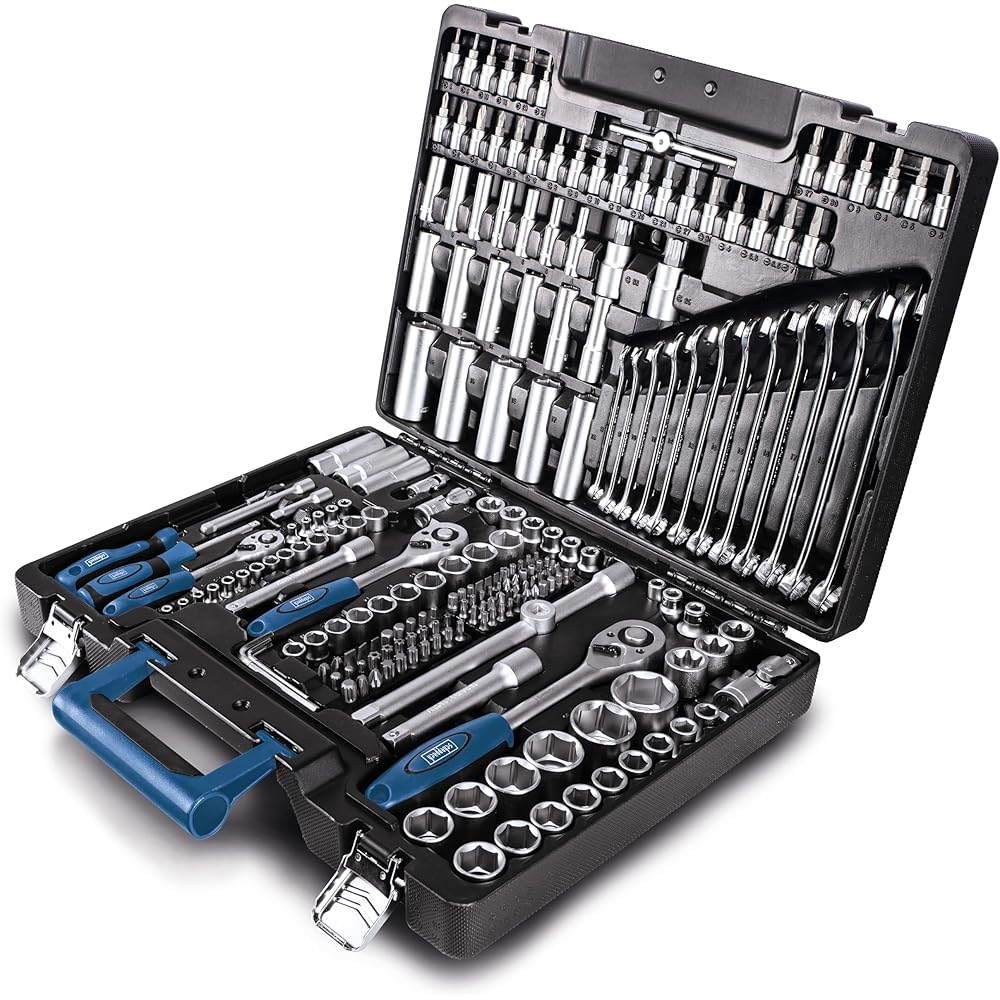 Scheppach Atelier mobile TB217 Valise d'outils 217 pièces