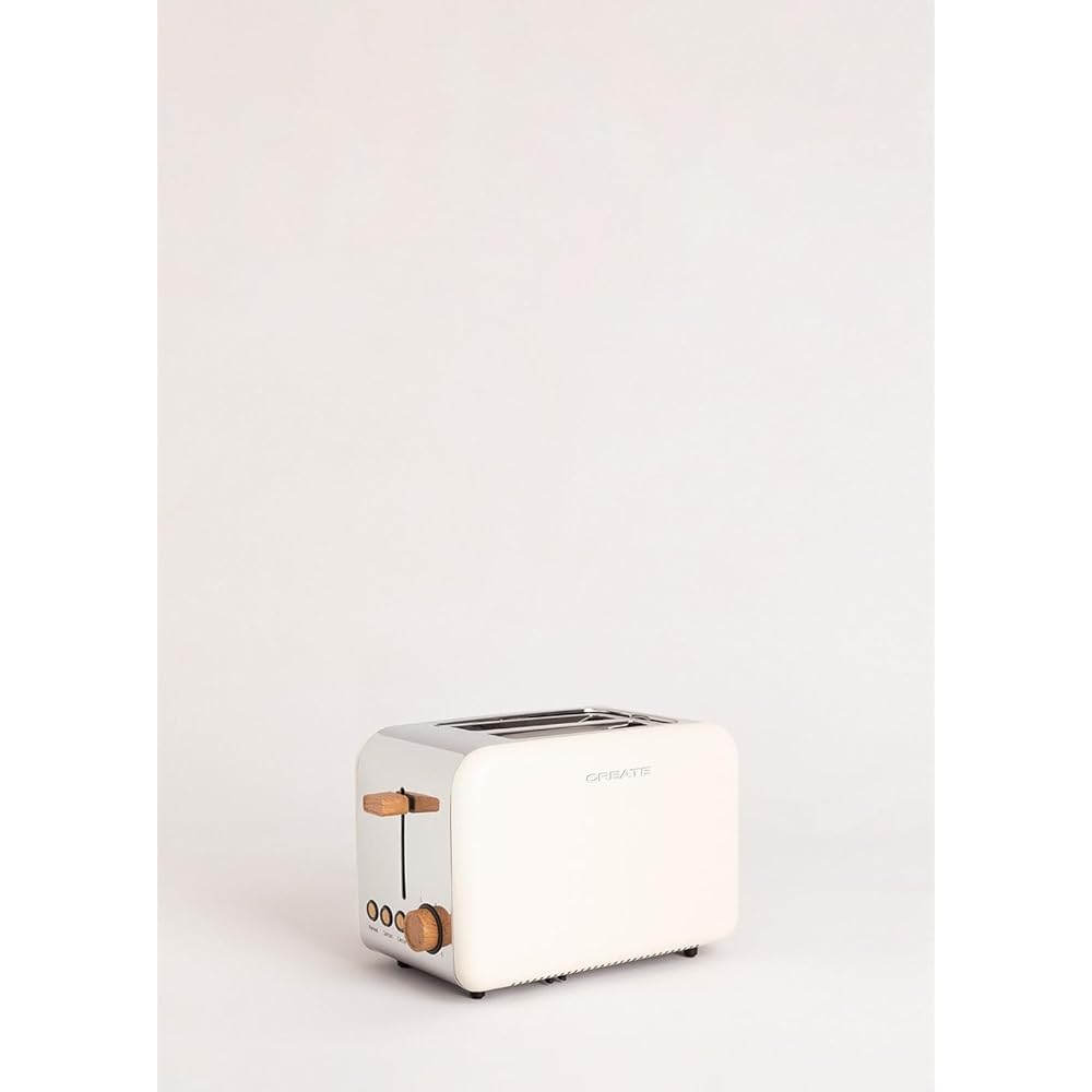 CREATE Pack Petit-déjeuner : Grille-pain et Bouilloire Blanc