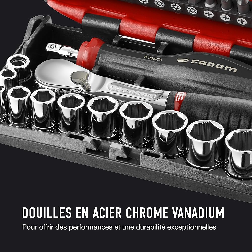 Facom Coffret douilles 1/4" NANO1