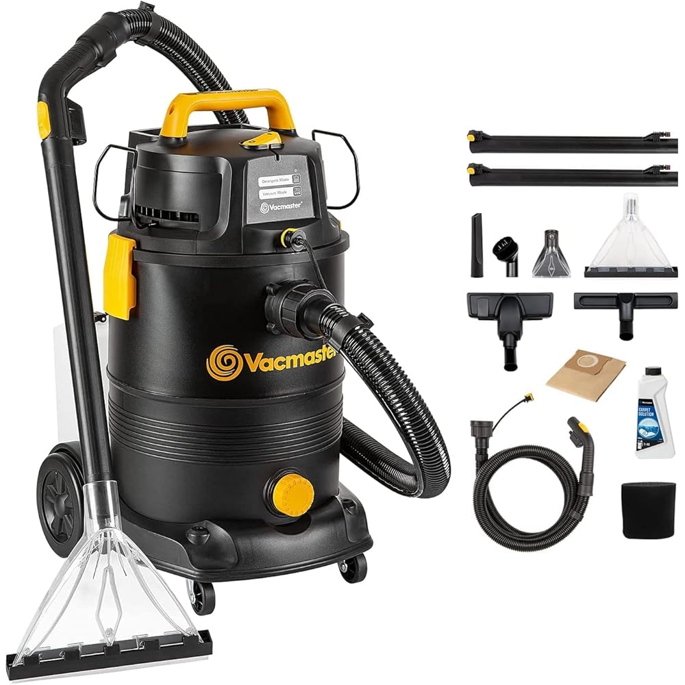 Vacmaster VK1330PWR Aspirateur eau et poussière 1300 W cuve 30 L nettoyeur multisurfaces 3 en 1