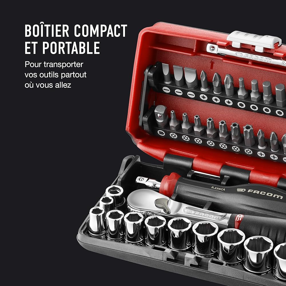 Facom Coffret douilles 1/4" NANO1