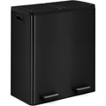 IDMarket Poubelle de Tri Sélectif 2x30L Noir