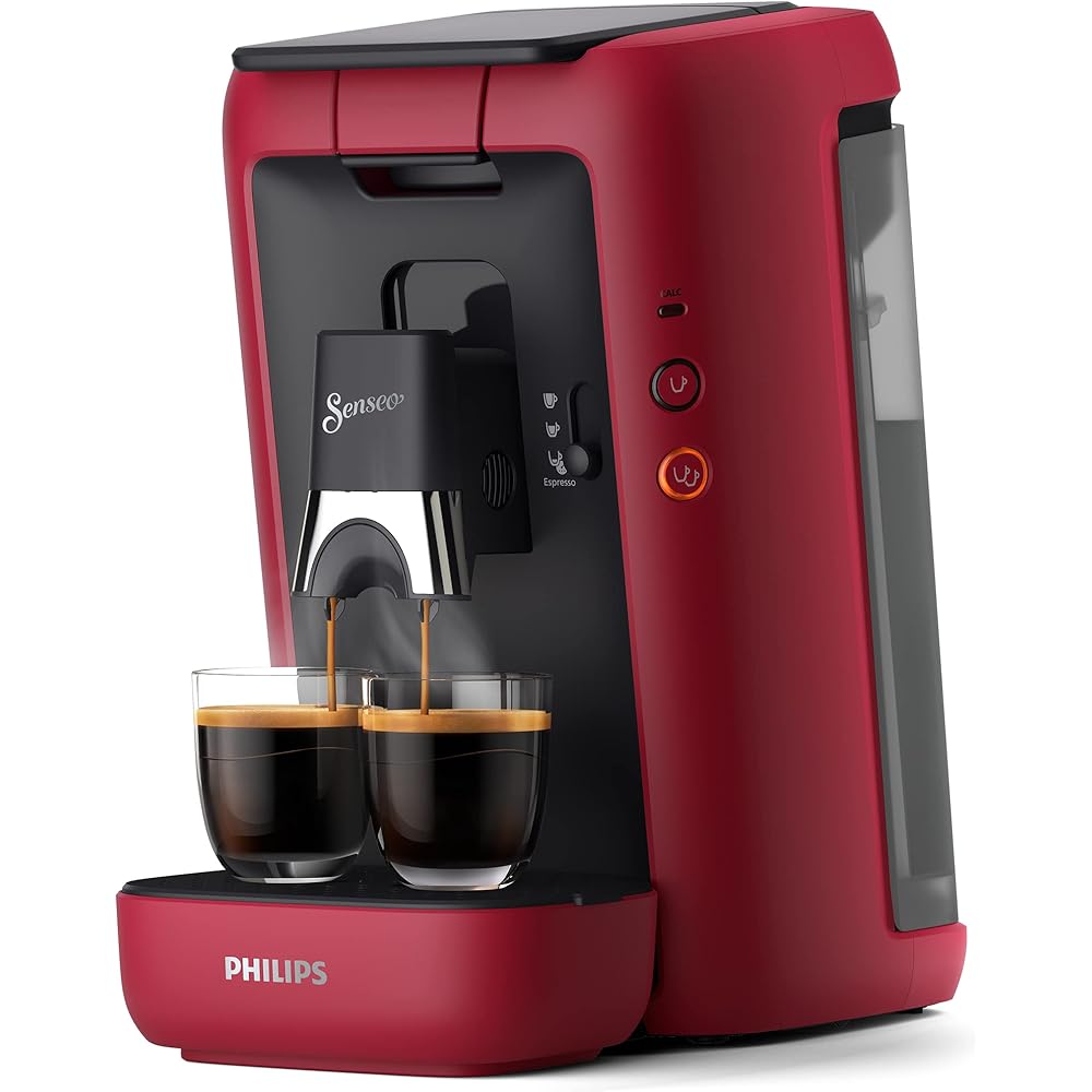 Philips Machine à Café SENSEO Maestro Rouge 1.2L