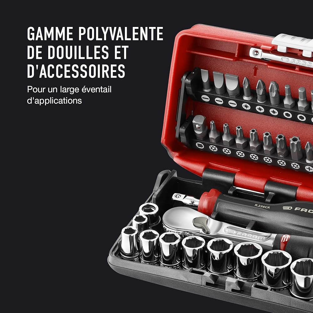 Facom Coffret douilles 1/4" NANO1