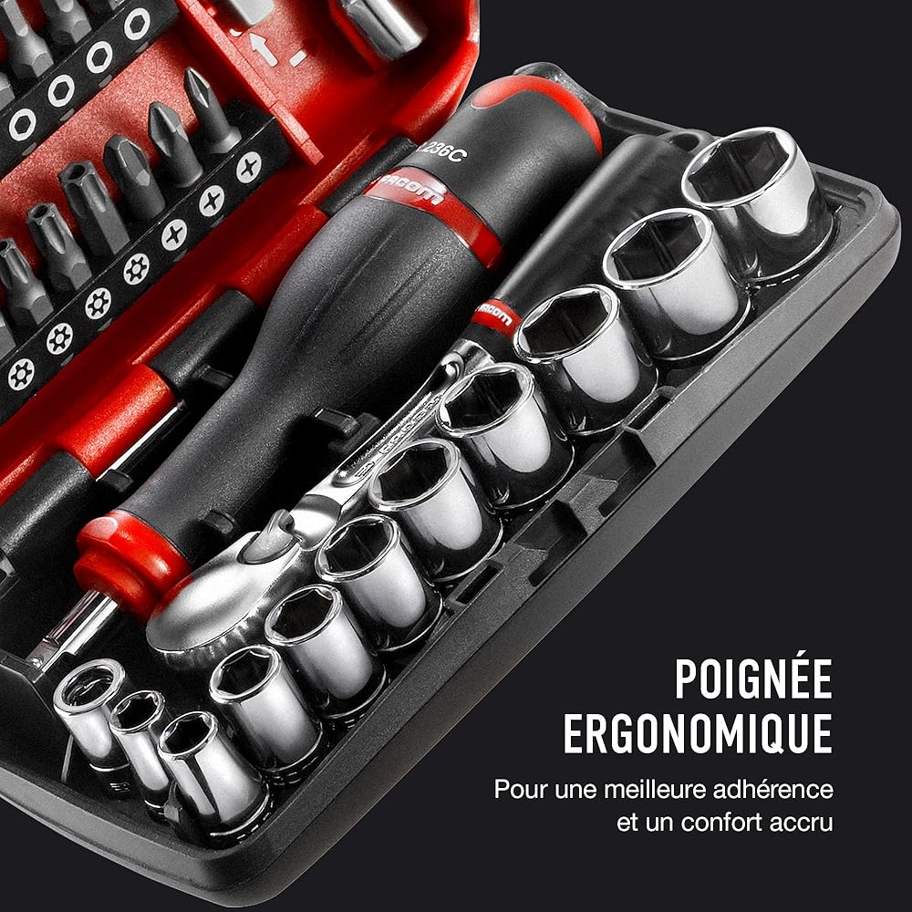 Facom Coffret douilles 1/4" NANO1