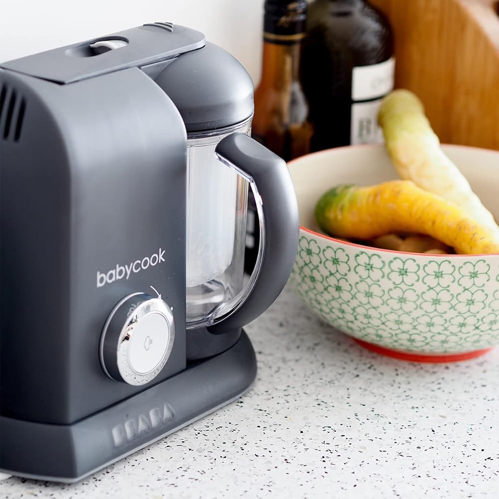 BEABA Babycook Solo Robot Bébé 4 en 1 Gris