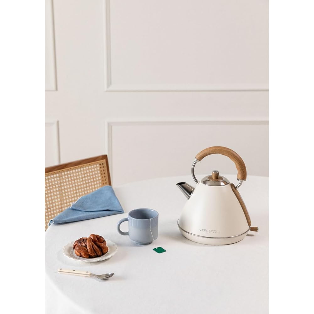 CREATE Pack Petit-déjeuner : Grille-pain et Bouilloire Blanc