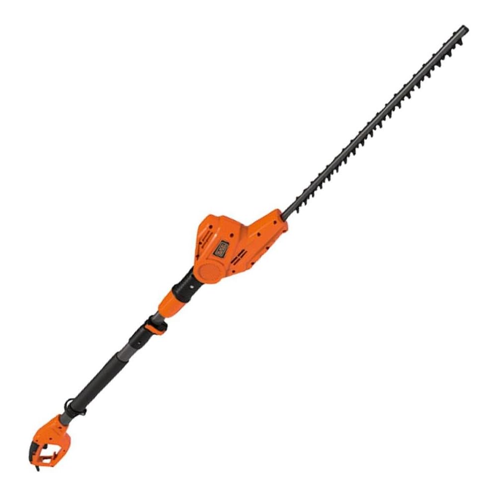 BLACK+DECKER PH5551-QS Taille-haies sur perche 550 W lame 51 cm manche télescopique tête pivotante