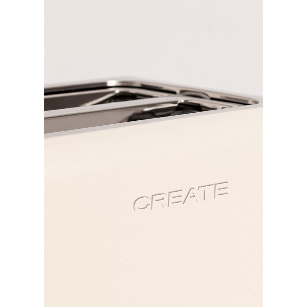 CREATE Pack Petit-déjeuner : Grille-pain et Bouilloire Blanc