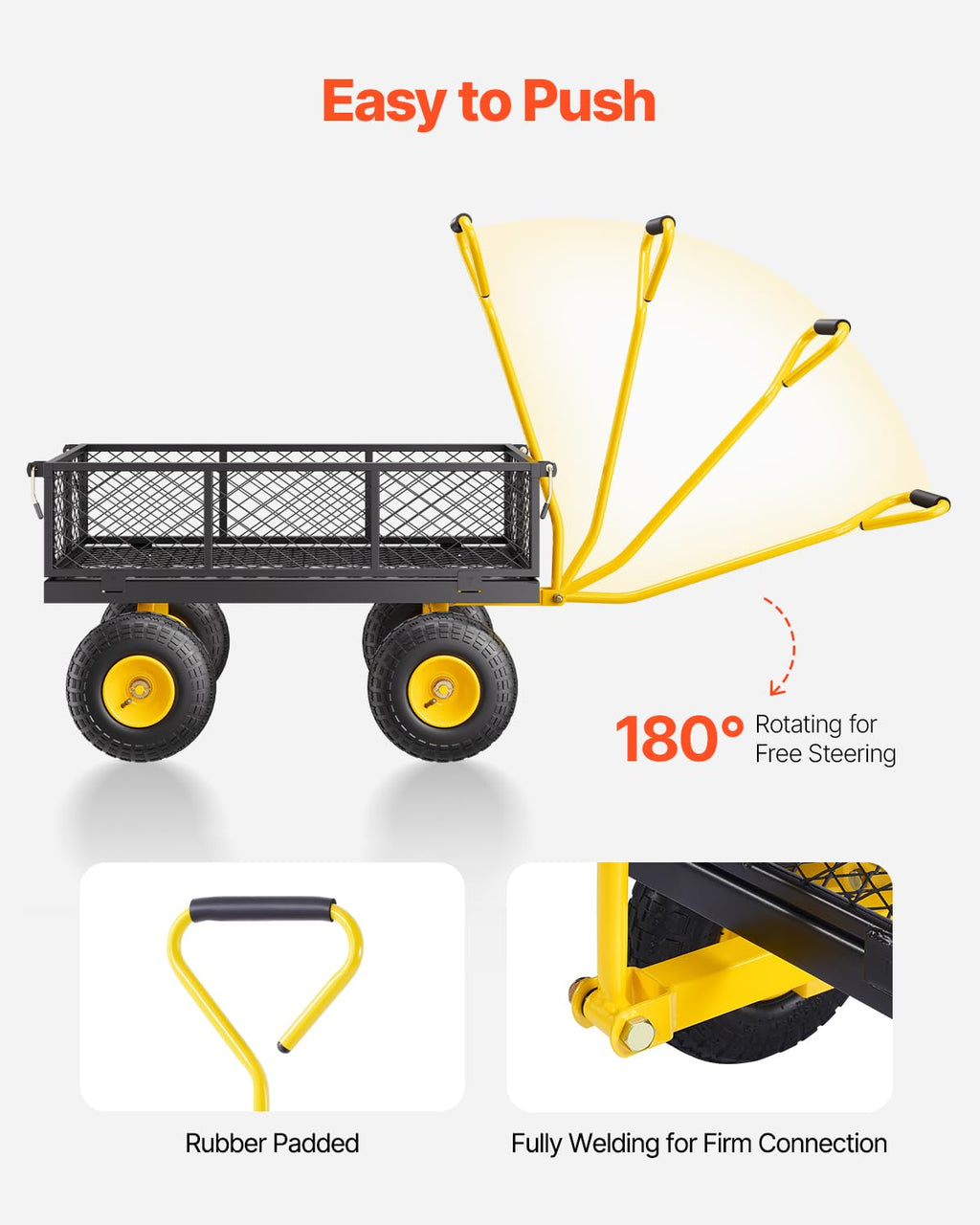 VEVOR Chariot de jardin utilitaire 226kg