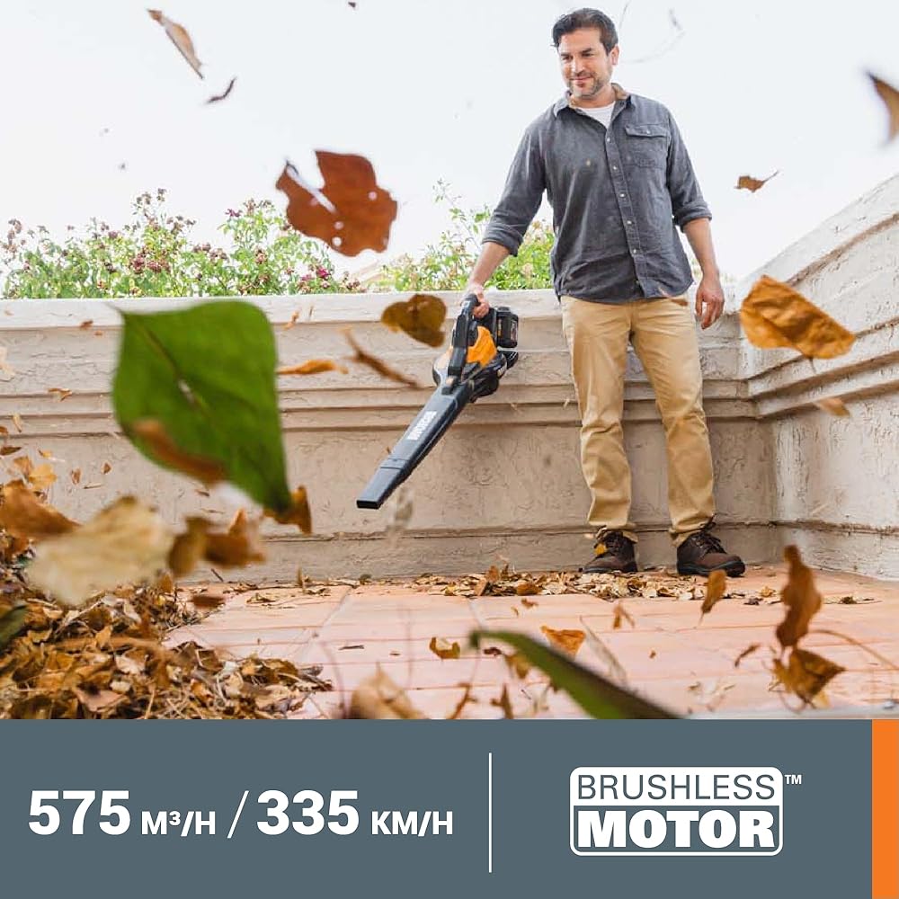WORX Aspirateur souffleur sans fil Brushless 40V