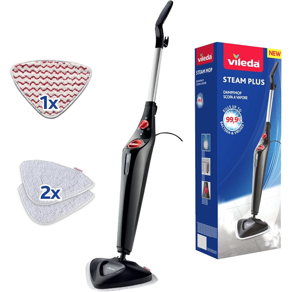 Vileda Steam Plus Balai vapeur triangulaire