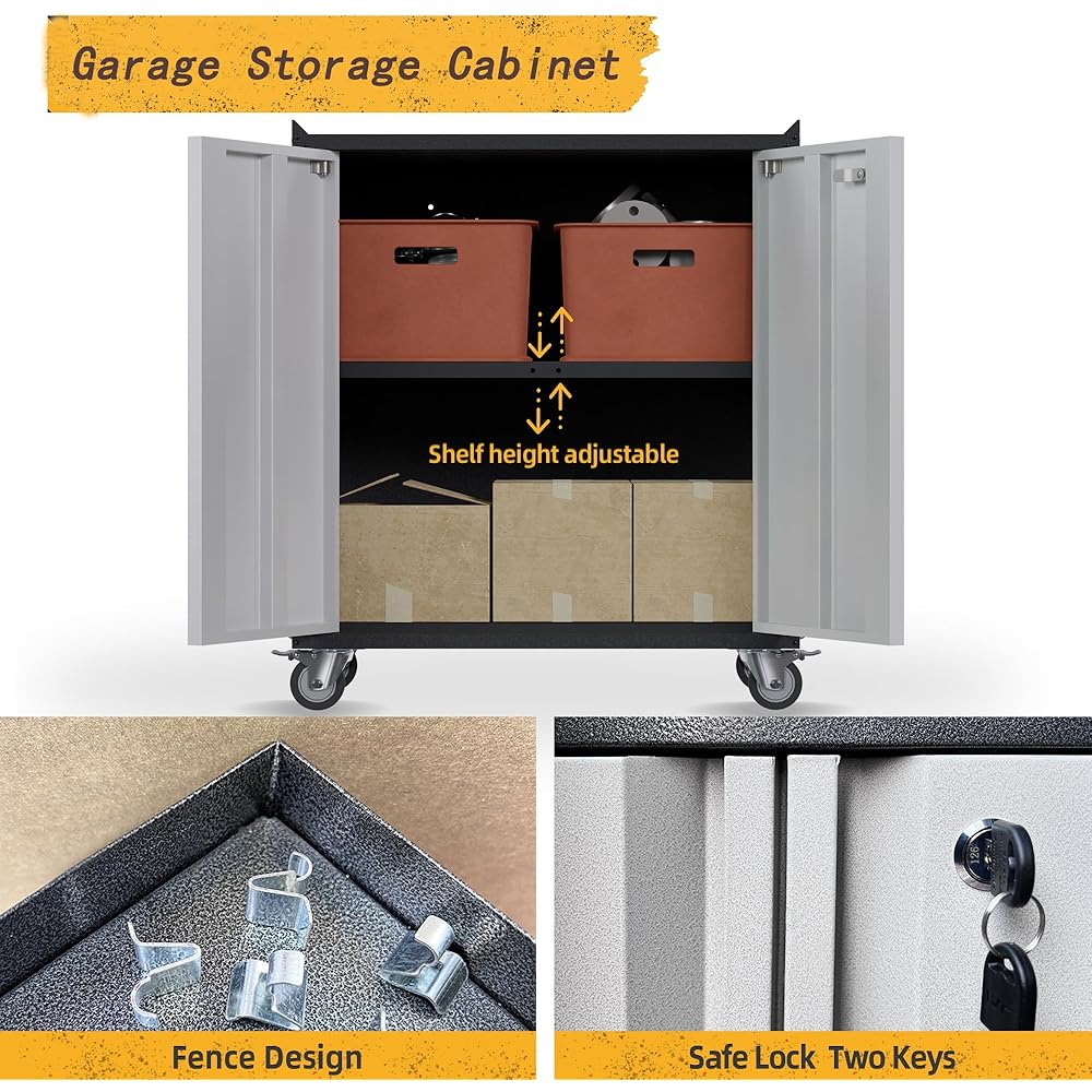 Supeer Armoire à outils métallique sur roues