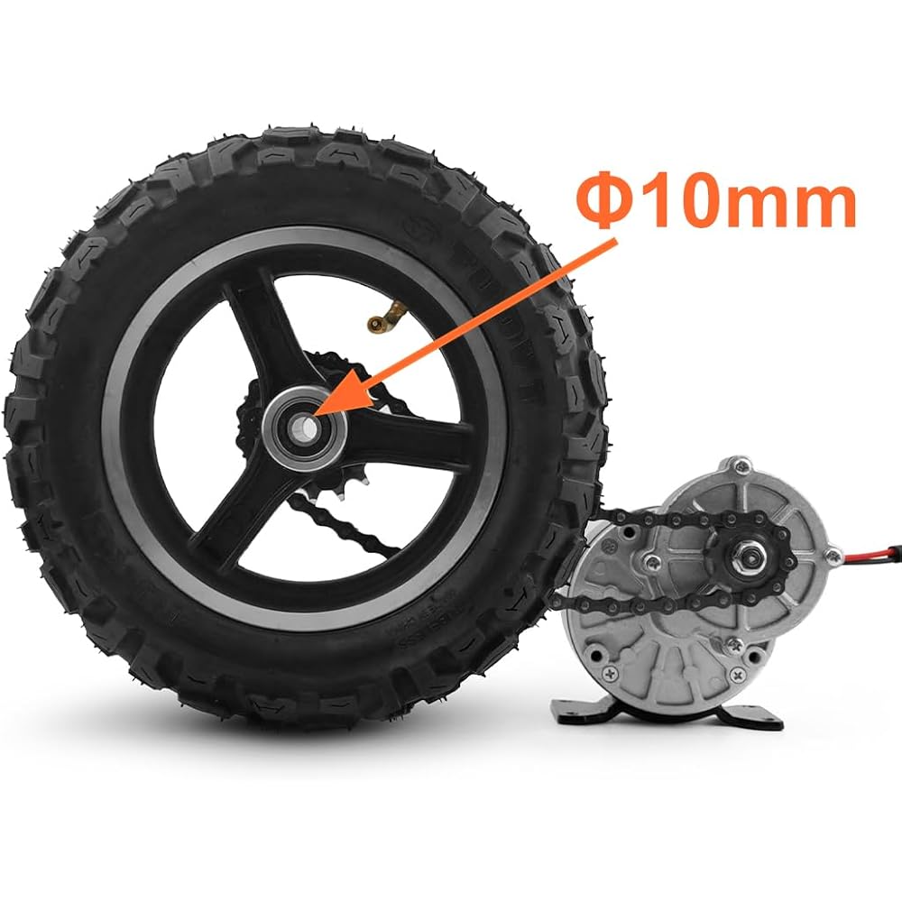 L-faster Kit de conversion double roue pneumatique 25,4 cm charge maximale 200 kg