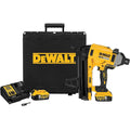 DEWALT DCN890P2-QW Cloueur béton XR 18 V avec 2 batteries 5 Ah chargeur et pointes béton 2,6 x 20 mm