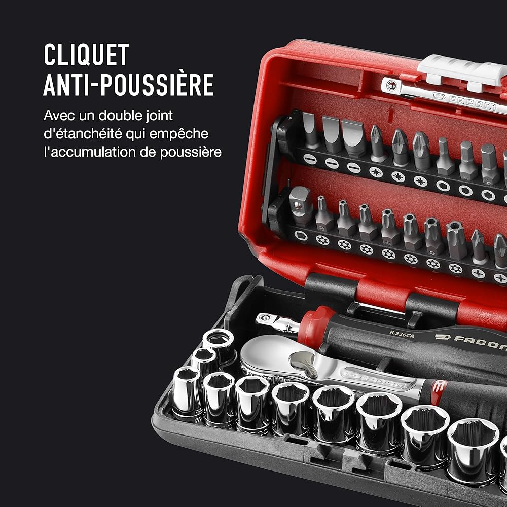 Facom Coffret douilles 1/4" NANO1